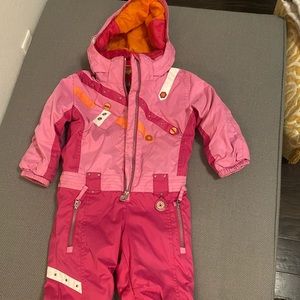 Obermeyer snowsuit; toddler size 3